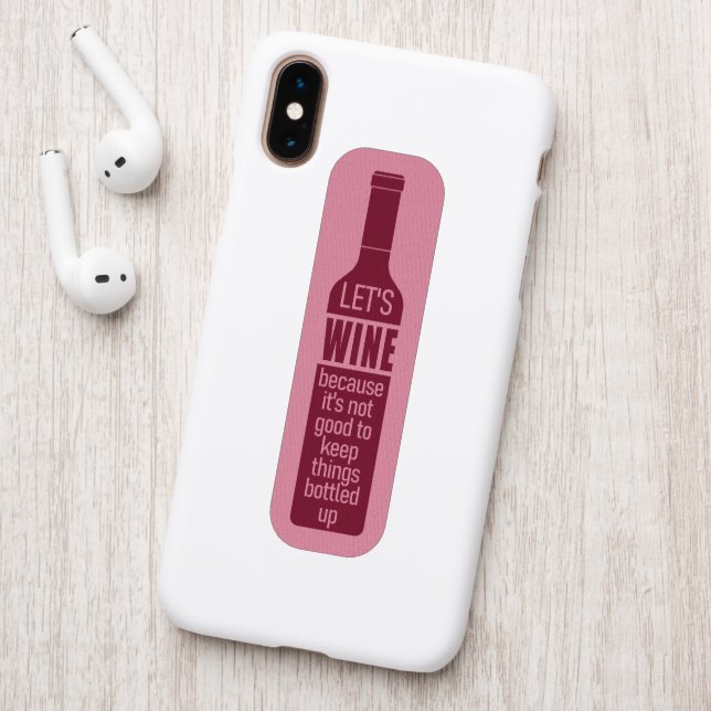 Funny Wine Quote Patch (On Headwear)