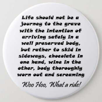 Funny Wine Quotes Joke Buttons Gift Humor Gifts by Wise_Crack at Zazzle