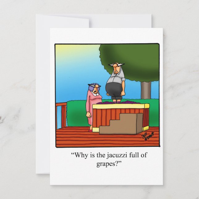 Funny Wine Tasting Party Invitations (Front)