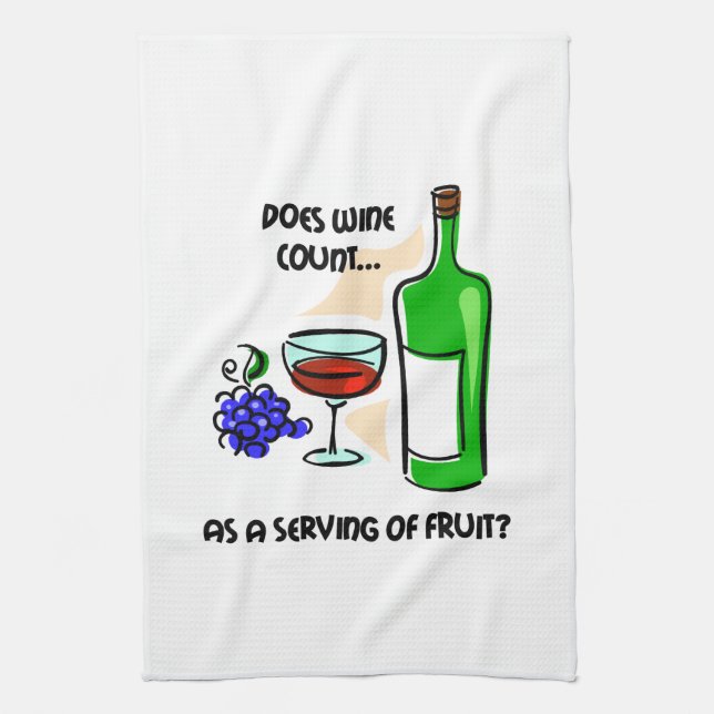 funny wine towel (Vertical)