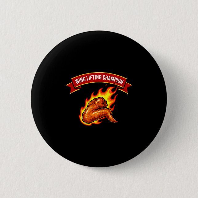 Funny Wing Lifting Chamon  Button (Front)