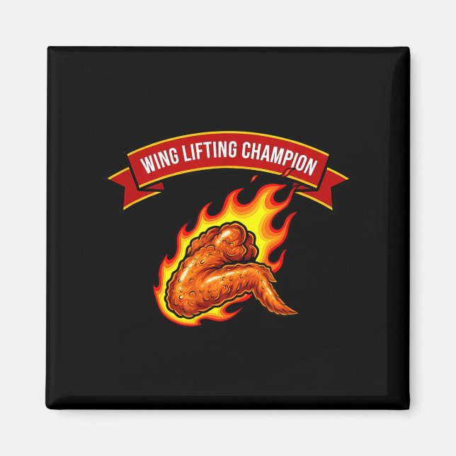 Funny Wing Lifting Chamon  Magnet (Front)