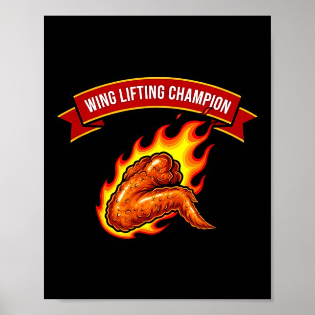 Funny Wing Lifting Chamon  Poster (Front)