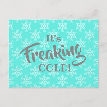 Funny Winter Freaking Cold Holiday by DP_Holidays at Zazzle