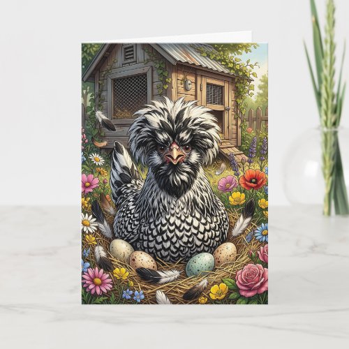 Funny Wishing you a Clucking Good Birthday  Card