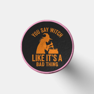 Funny Witch Cauldron Halloween Golf Tees