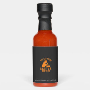 Funny Witch Cauldron Halloween Hot Sauces