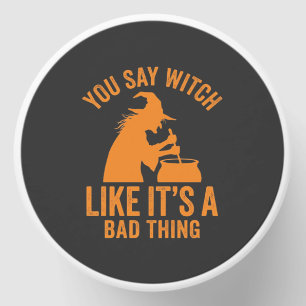 Funny Witch Cauldron Halloween Mini Candle Favors