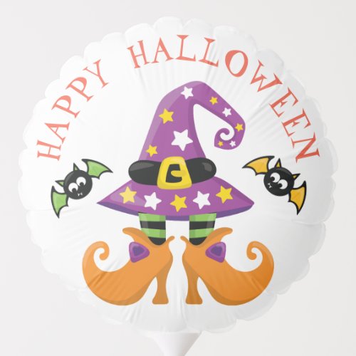 Funny Witch Feet Halloween Balloon