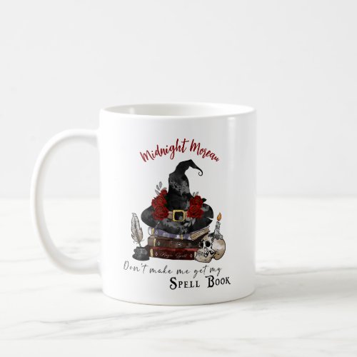 Funny Witch Hat Spell Book  Coffee Mug