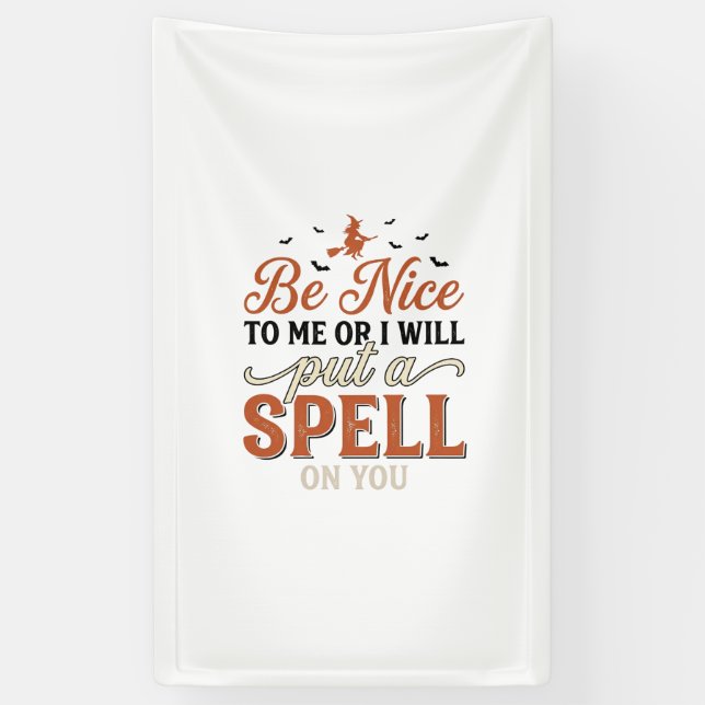 Funny Witch Spell Quote Halloween Vector Design_1 Banner (Vertical)