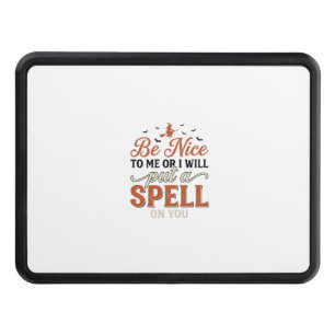 Funny Witch Spell Quote Halloween Vector Design_1 Hitch Cover