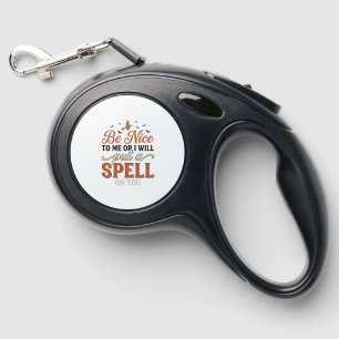 Funny Witch Spell Quote Halloween Vector Design_1 Retractable Pet Leash