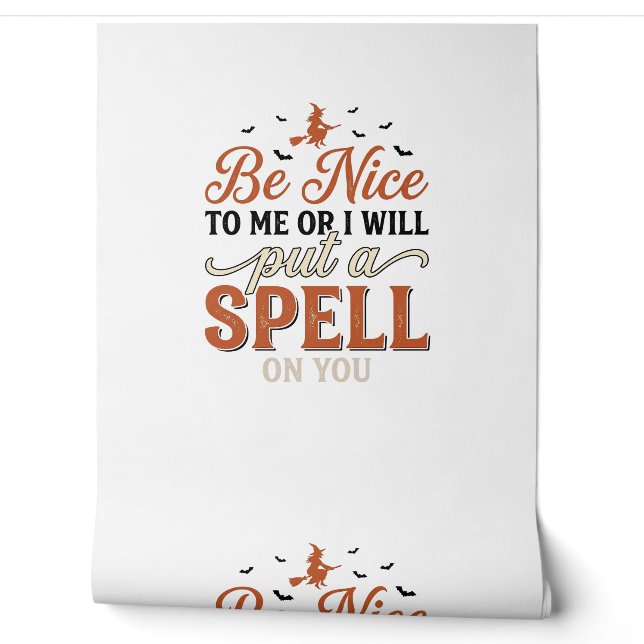 Funny Witch Spell Quote Halloween Vector Design_1 Wallpaper (Unrolling)