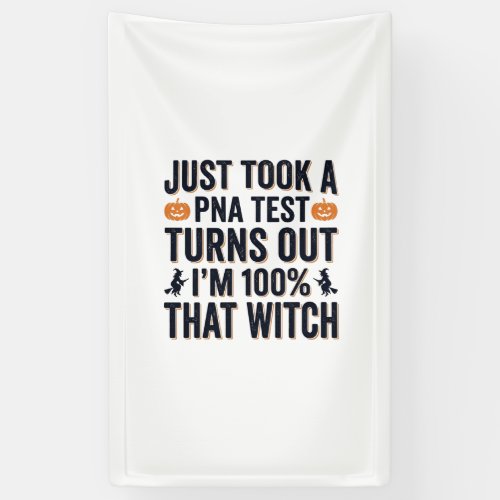 Funny Witch Test Halloween Quote Vector Design_1 Banner