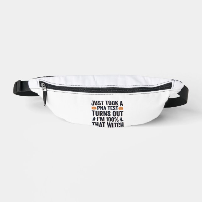 Funny Witch Test Halloween Quote Vector Design_1 Fanny Pack (Front)