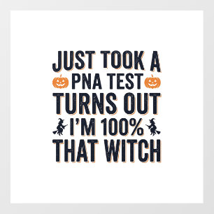 Funny Witch Test Halloween Quote Vector Design_1 Floor Decals