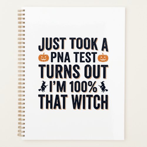 Funny Witch Test Halloween Quote Vector Design_1 Planner