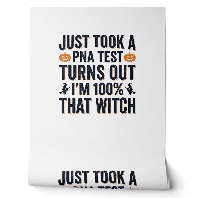 Funny Witch Test Halloween Quote Vector Design_1 Wallpaper (Unrolling)