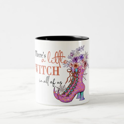 Funny Witch Two_Tone Coffee Mug