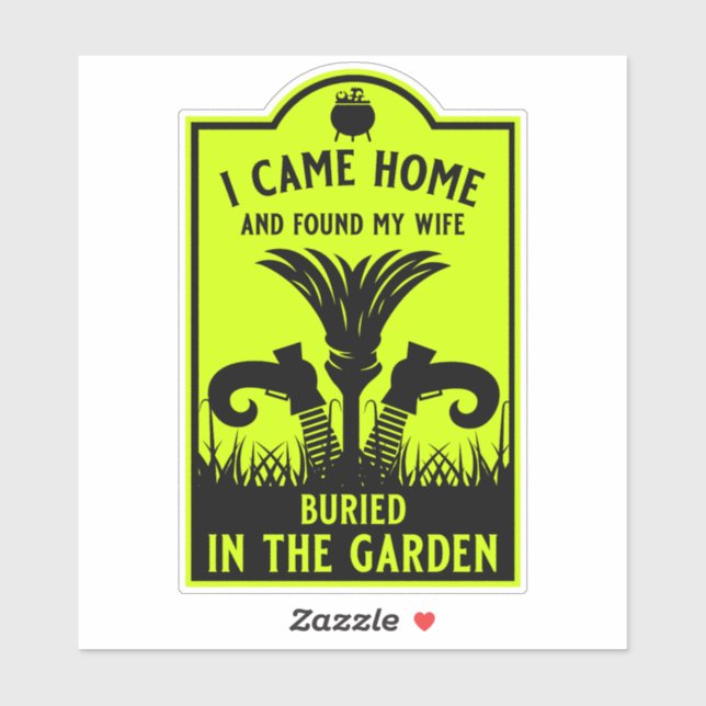 Funny Witch Wife Sticker (Sheet)