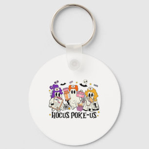 Funny Witches Nurse Spooky Nurse Costume Halloween Keychain