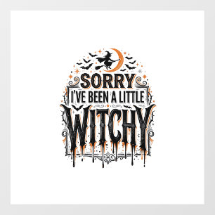 Funny Witchy Halloween Vintage Engraving Shirt Des Floor Decals