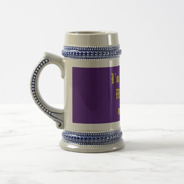 Funny wizard beer stein (Left)