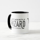 Funny Wizard Coffee Mug (Front Left)