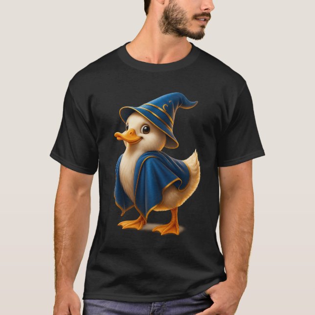 Funny Wizard Duck T-Shirt (Front)