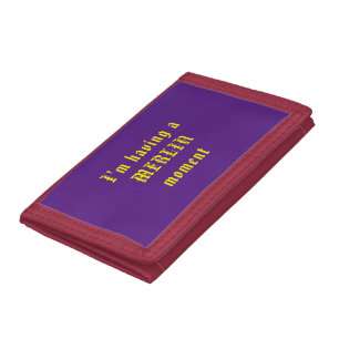 Funny wizard tri-fold wallet