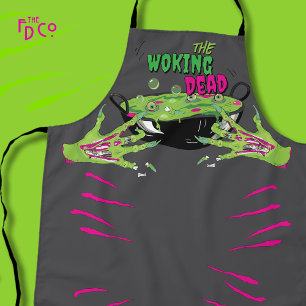 Funny Woking Dead Zombie Rippin’ Eyeball Poppin’ Apron