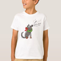 Funny Wolf Christmas Happy Howlidays Holiday