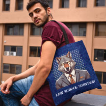 Funny Wolf Gift for Law Student Lawyer Enforcement