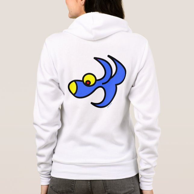 funny woman hoodie fashion by jango fashion (Back)
