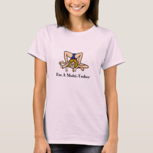 Funny Woman Mani-Pedi Yoga T-Shirt
