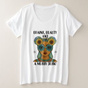 funny woman plus size T-Shirt
