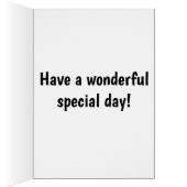 Funny Wombat Superhero Cartoon Cards (Inside (Right))