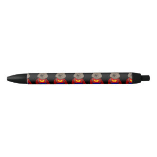 Funny Wombat Superhero Cartoon Pen