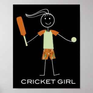 Funny Women Cricket  Poster