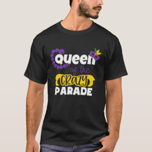 Funny Women Mardi Gras Party Outfit Mardi Gra Clea T-Shirt