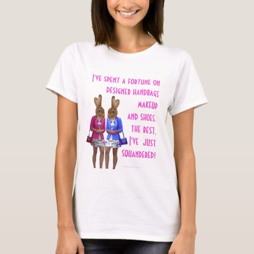 Funny women spending spree text T_Shirt