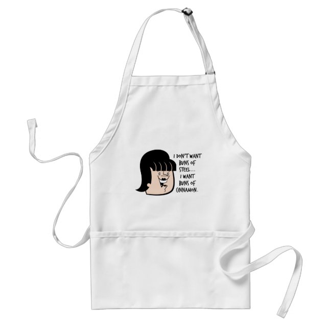 Funny Women's Gift Adult Apron (Front)