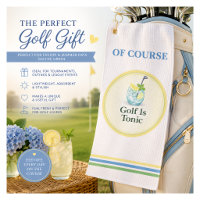 Funny Womens Golf Towel | Golf Is Tonic Gift