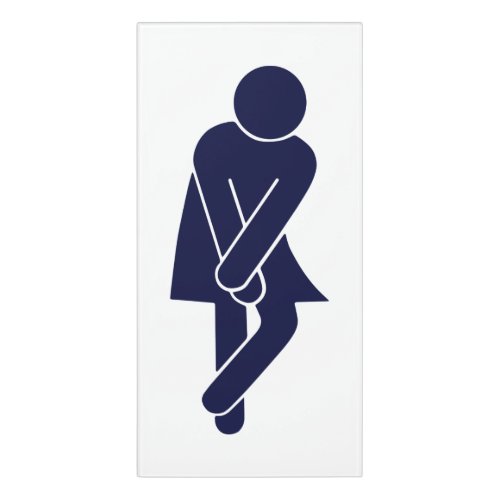 Funny Womens Restroom Sign