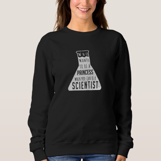 Funny Womens Science Chemistry Biology Student Tea Sweatshirt (Front)