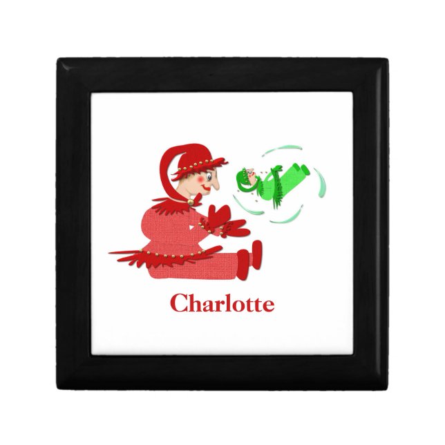 Funny wooden play figures gift box (Front)