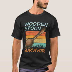 Funny wooden spoon survivor T-Shirt