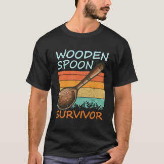 Funny wooden spoon survivor T-Shirt