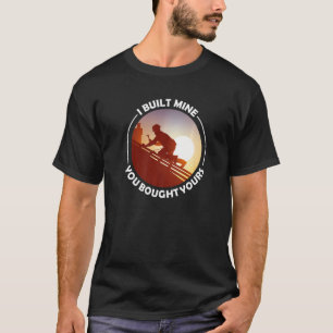Funny Woodworking Dad Father Carpenter I Built Min T-Shirt